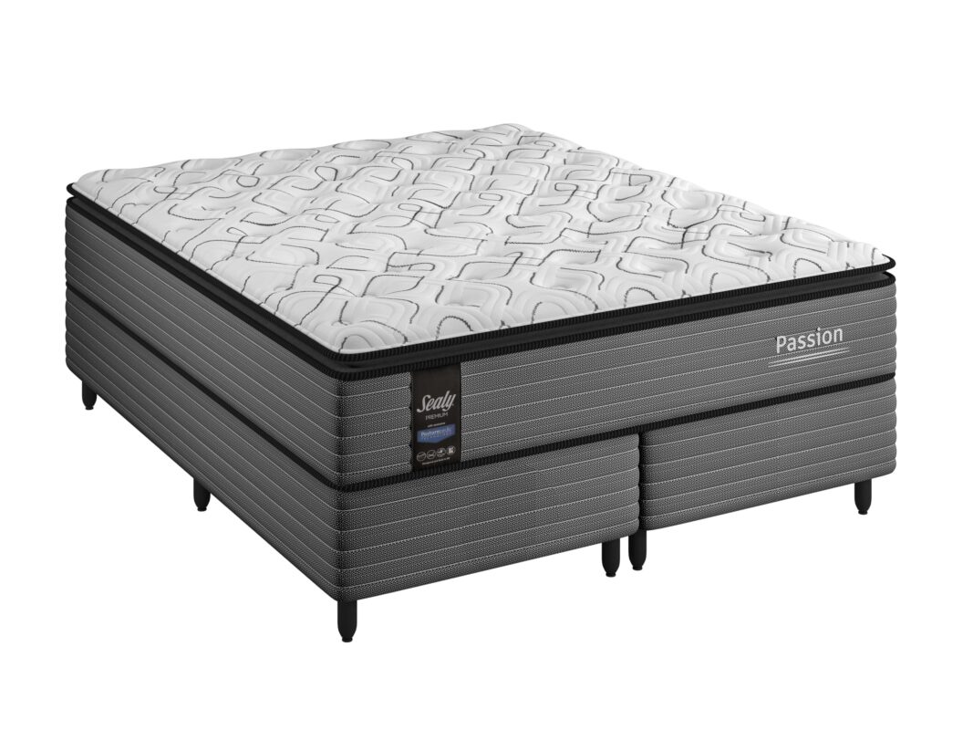 Cama Box com Colchão Casal King Koil Extended Life Látex - 138x188